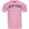 Pro Standard Big Girls NBA Neutral Cotton Short Sleeve Boxy Tee(Pink)