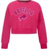 Pro Standard Big Girls NFL Classic Triple Pink Crewneck Sweatshirt(Beetroot Purple)