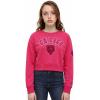 Pro Standard Big Girls NFL Classic Triple Pink Crewneck Sweatshirt(Beetroot Purple)