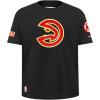 Big Boys NBA Retro Classics Cotton Short Sleeve Tee(Black)