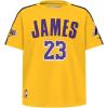 Pro Standard Big Boys NBA Los Angeles Lakers Lebron James #23 Classic Player Short Sleeve Taping Tee Yellow/Black M