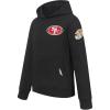 Pro Standard Big Boys NFL Classic Chenille Pull Over Hoodie Cardinal(Black)