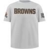 Pro Standard Big Boys NFL Cleveland Browns Classic Chenille Short Sleeve Tee Heather Grey S