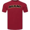 Pro Standard Big Girls NBA Neutral Cotton Short Sleeve Boxy Tee(Cardinal Red)
