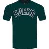 Pro Standard Big Girls NBA Neutral Cotton Short Sleeve Boxy Tee(Forest Green)