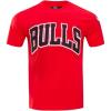 Pro Standard Big Girls NBA Neutral Cotton Short Sleeve Boxy Tee(Red)