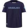 Pro Standard NBA Boys Big Boys NBA Memphis Grizzlies Classic Player Cotton Short Sleeve Tee(Midnight Navy)