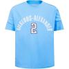 Pro Standard NBA Boys Big Boys NBA Oklahoma City Thunder Classic Player Cotton Taping Tee(University Blue)