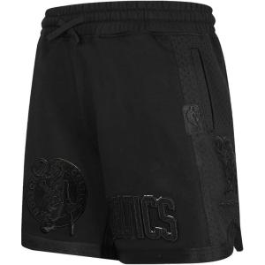 Big Boys NBA Classic Triple Black Fleece Athletic Short(Jet Black)