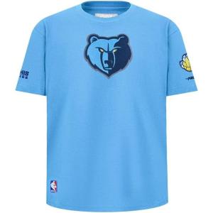 Big Boys NBA Retro Classics Cotton Short Sleeve Tee(University Blue)