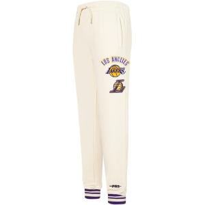 Big Kids NBA Retro Classics Fleece Sweatpant(Eggshell/ Purple)