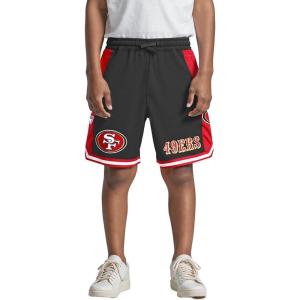 Pro Standard Big Boys NFL Classic Chenille Athletic Short(Black/Red)