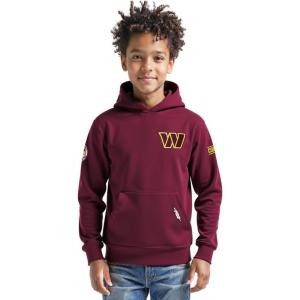 Pro Standard Big Boys NFL Classic Chenille Pull Over Hoodie Cardinal(Wine)