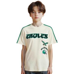 Pro Standard Big Boys NFL Philadelphia Eagles Retro Classics Taping Tee Eggshell/Kelly Green L