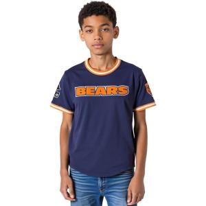 Pro Standard Big Boys NFLClassic Chenille Taping Tee(Midnight Navy/Orange)