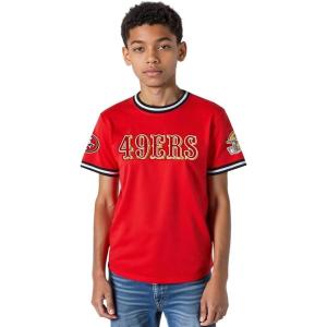 Pro Standard Big Boys NFLClassic Chenille Taping Tee(Red/Black)