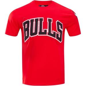 Pro Standard Big Girls NBA Neutral Cotton Short Sleeve Boxy Tee(Red)
