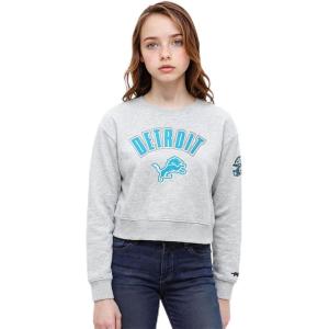Pro Standard Big Girls NFL Classic Essentials Crewneck Sweatshirt(Heather Grey)