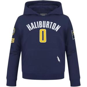 Pro Standard Boys’ Big NBA Indiana Pacers Classic Player Fleece Pull Over Hoodie(Midnight Navy)