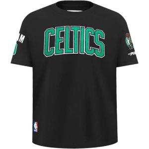 Pro Standard NBA Boys Big Boys NBA Boston Celtics Classic Player Cotton Short Sleeve Tee(Black)