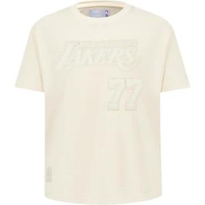 Pro Standard NBA Boys Big Boys NBA Los Angeles Lakers Neutrals Player Cotton Short Sleeve Tee(Eggshell)