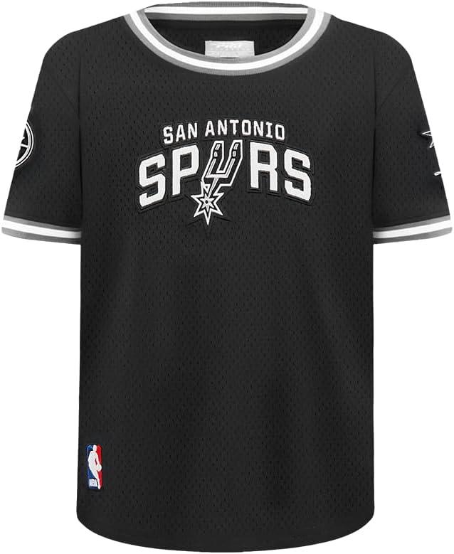 image:imageBig Boys NBA Classic Chenille Cotton Taping TeeBlackGray
