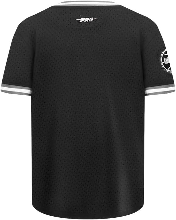 image:imageBig Boys NBA Classic Chenille Cotton Taping TeeBlackGray