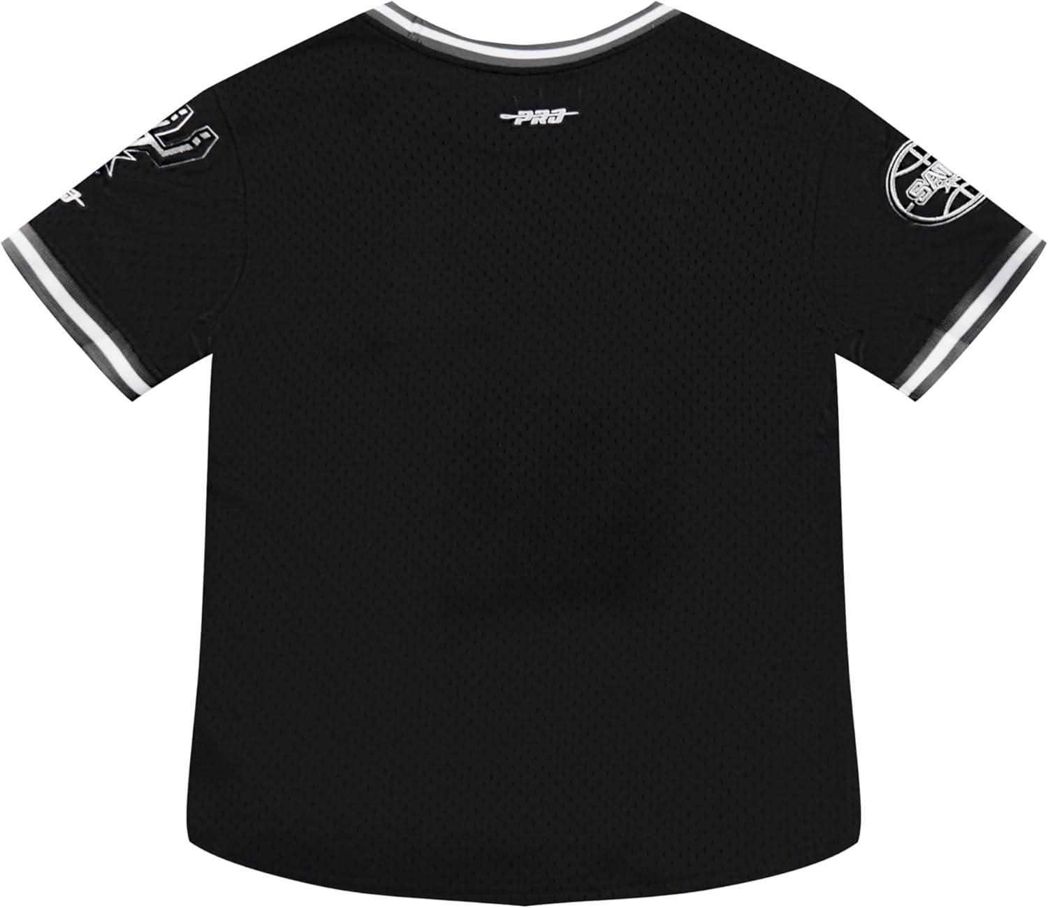 image:imageBig Boys NBA Classic Chenille Cotton Taping TeeBlackGray