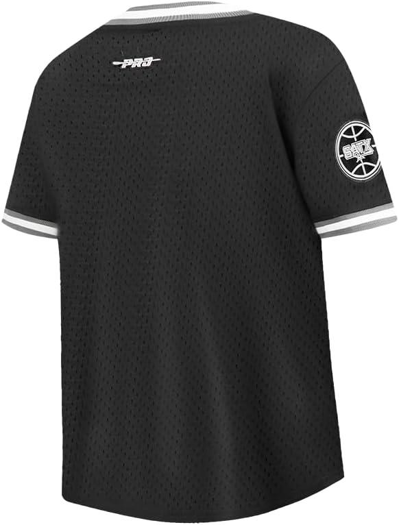 image:imageBig Boys NBA Classic Chenille Cotton Taping TeeBlackGray