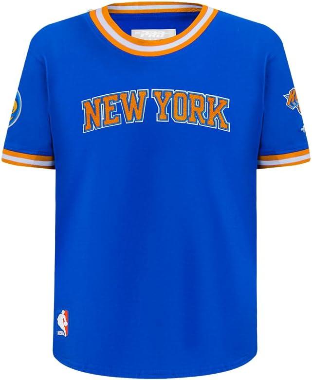 image:imageBig Boys NBA Classic Chenille Cotton Taping TeeBlackOrange