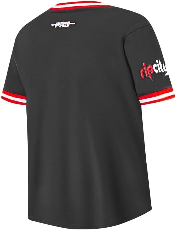 image:imageBig Boys NBA Classic Chenille Cotton Taping TeeBlackRed
