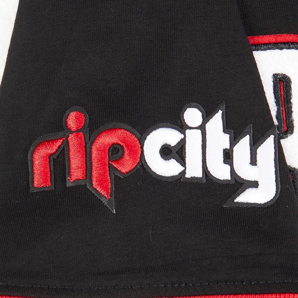 image:imageBig Boys NBA Classic Chenille Cotton Taping TeeBlackRed