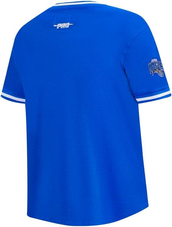 image:imageBig Boys NBA Classic Chenille Cotton Taping TeeRoyal Blue