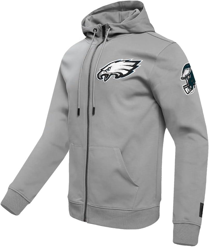 image:imagePro Standard Mens NFL Classic Chenille Full Zip HoodieGray