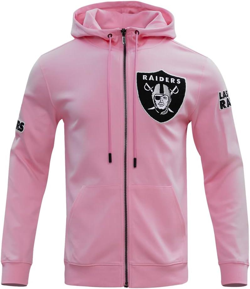 image:imagePro Standard Mens NFL Classic Chenille Full Zip HoodiePink