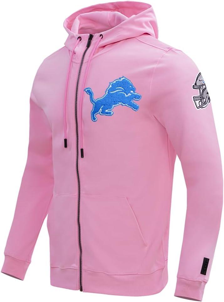 image:imagePro Standard Mens NFL Classic Chenille Full Zip HoodiePink