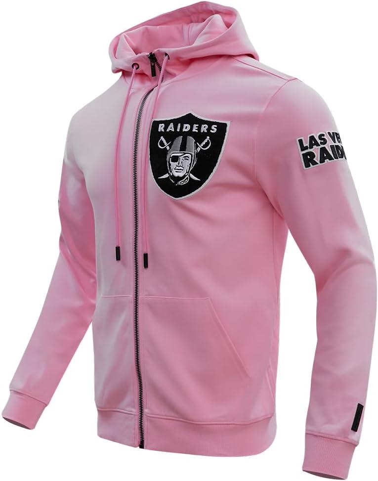 image:imagePro Standard Mens NFL Classic Chenille Full Zip HoodiePink