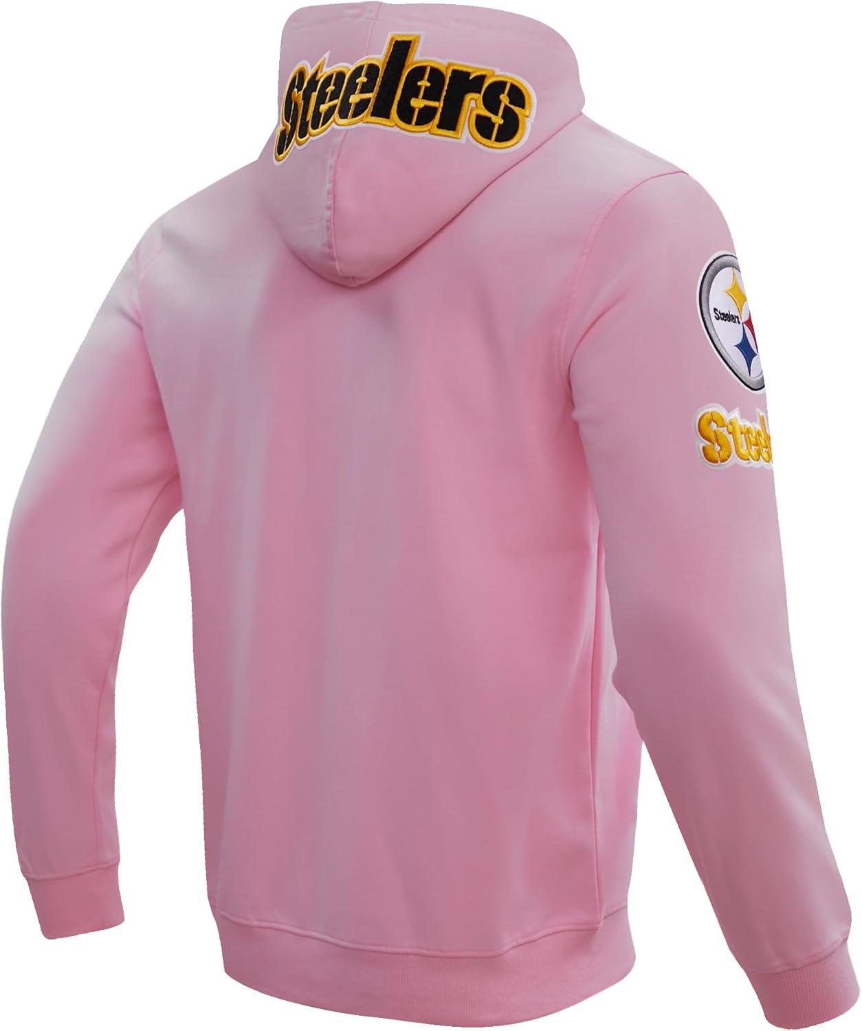 image:imagePro Standard Mens NFL Classic Chenille Full Zip HoodiePink