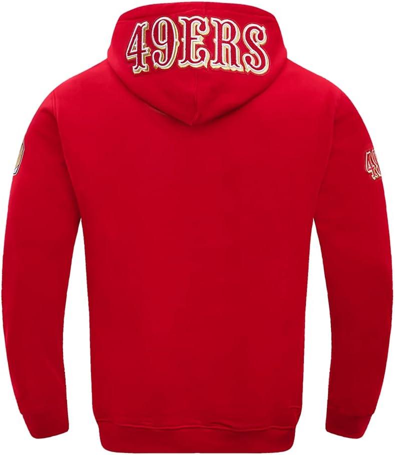 image:imagePro Standard Mens NFL Classic Chenille Pull Over HoodieRed