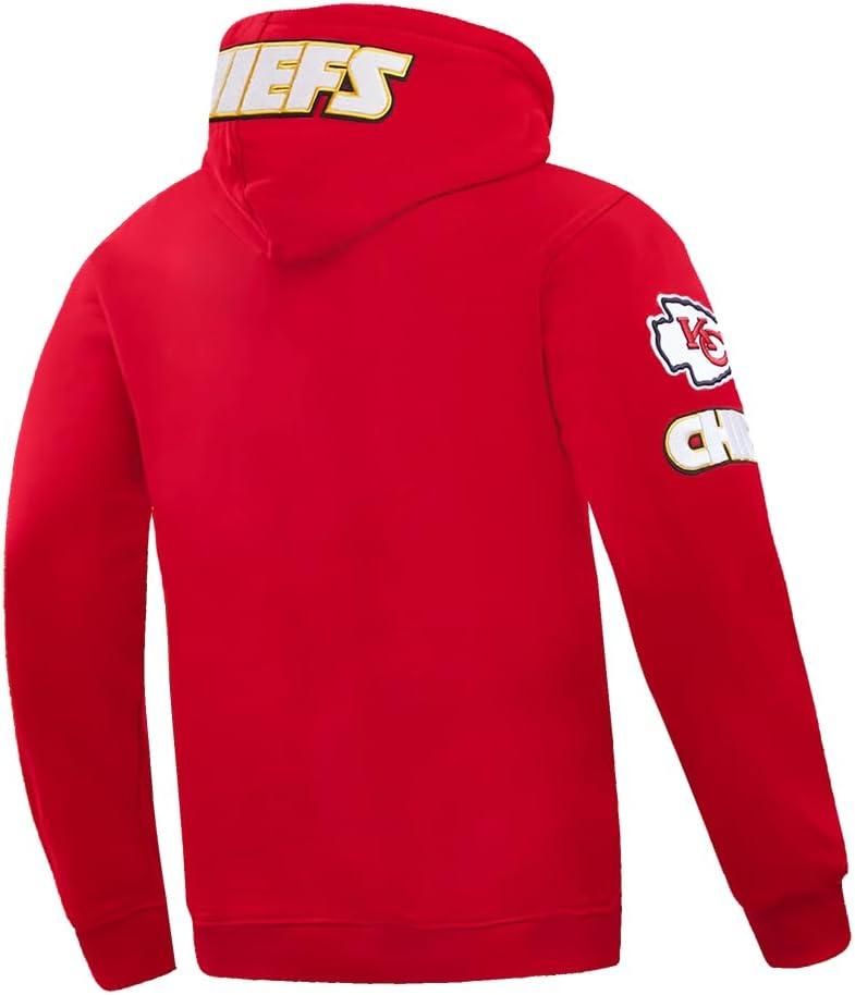image:imagePro Standard Mens NFL Classic Chenille Pull Over HoodieRed