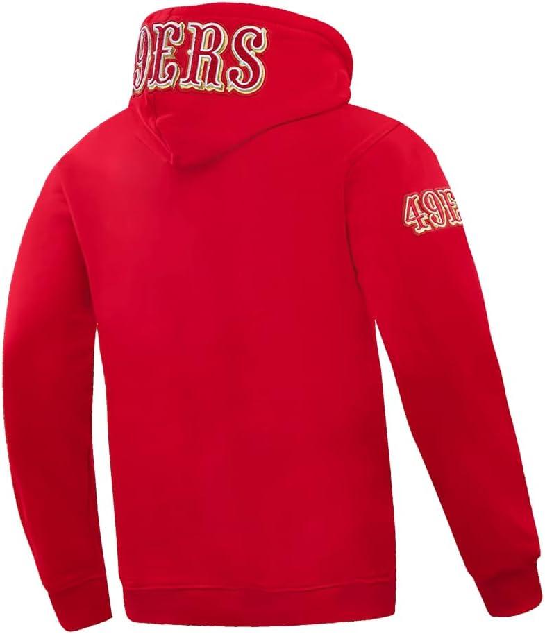 image:imagePro Standard Mens NFL Classic Chenille Pull Over HoodieRed