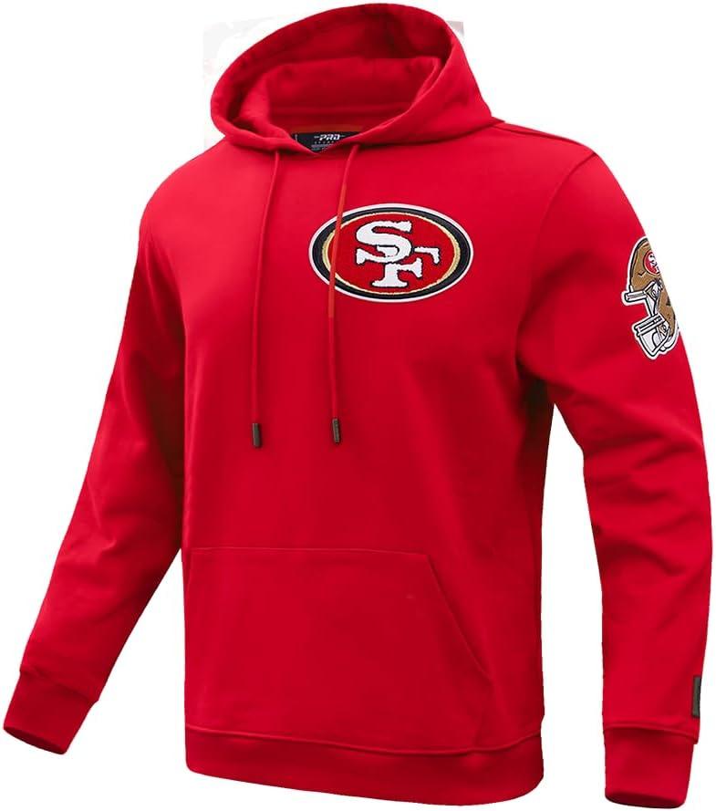 image:imagePro Standard Mens NFL Classic Chenille Pull Over HoodieRed