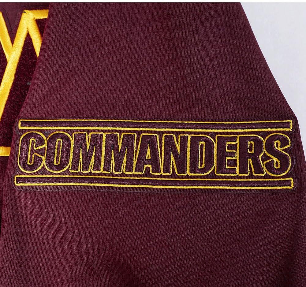 image:imagePro Standard Mens NFL Classic Chenille Pull Over HoodieWine