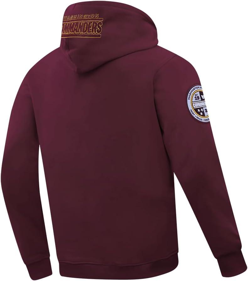 image:imagePro Standard Mens NFL Classic Chenille Pull Over HoodieWine