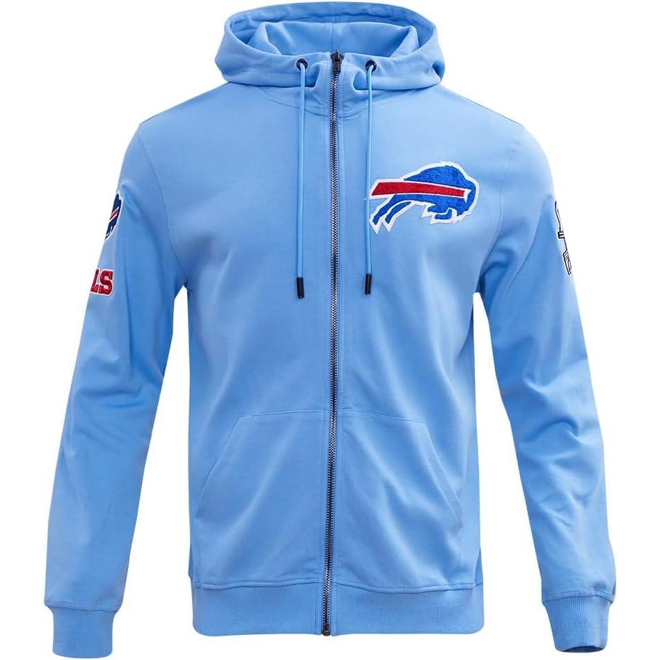 image:imagePro Standard Mens NFL Classic Chenille Full Zip HoodieUniversity Blue