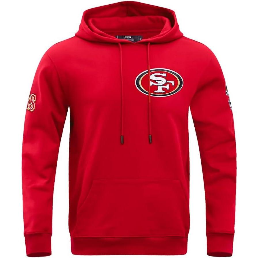 image:imagePro Standard Mens NFL Classic Chenille Pull Over HoodieRed