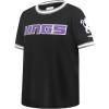 Big Boys NBA Classic Chenille Cotton Taping Tee(Black/Gray)