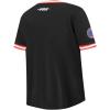 Big Boys NBA Classic Chenille Cotton Taping Tee(Black/Orange)