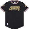 Big Boys NBA Classic Chenille Cotton Taping Tee(Black/Purple)