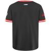 Big Boys NBA Classic Chenille Cotton Taping Tee(Black/Red)